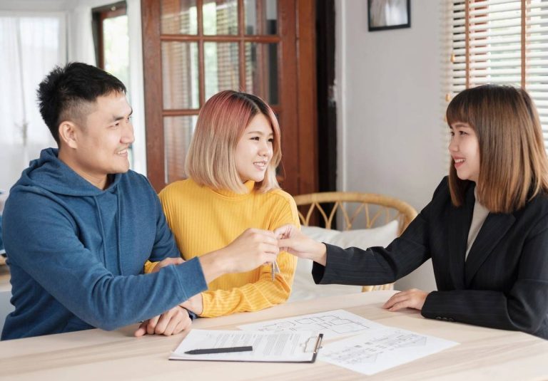 Insurance consultation meeting with clients